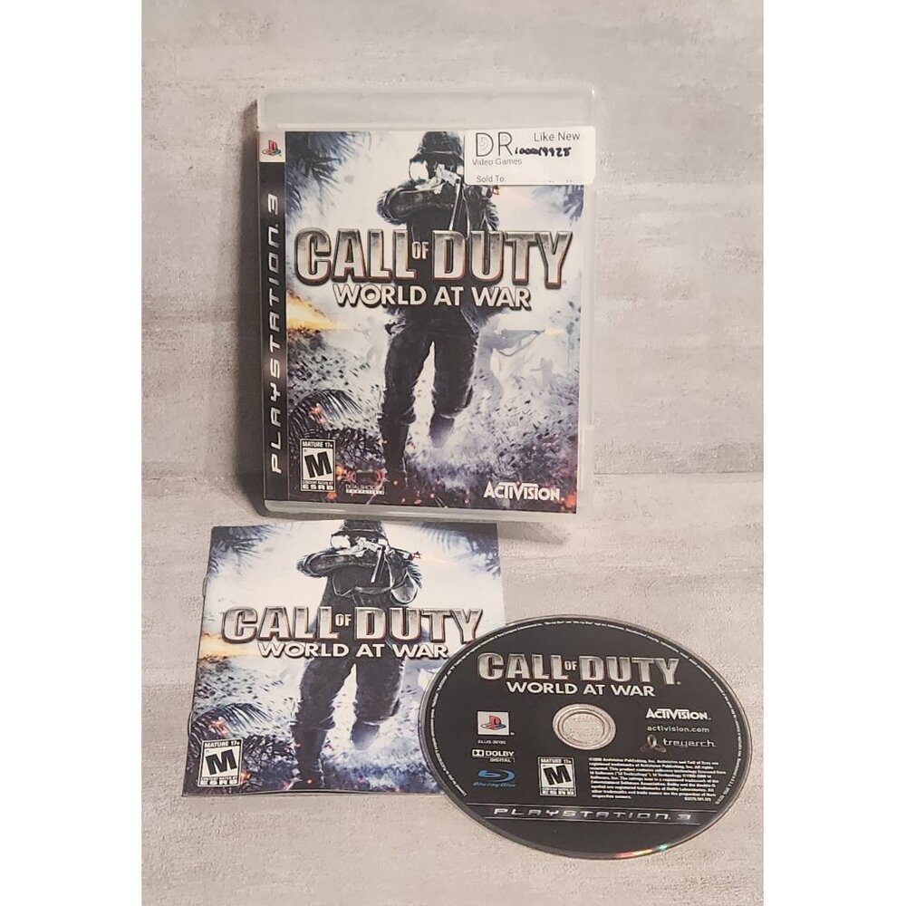 Call of Duty World at War for PlayStation 3